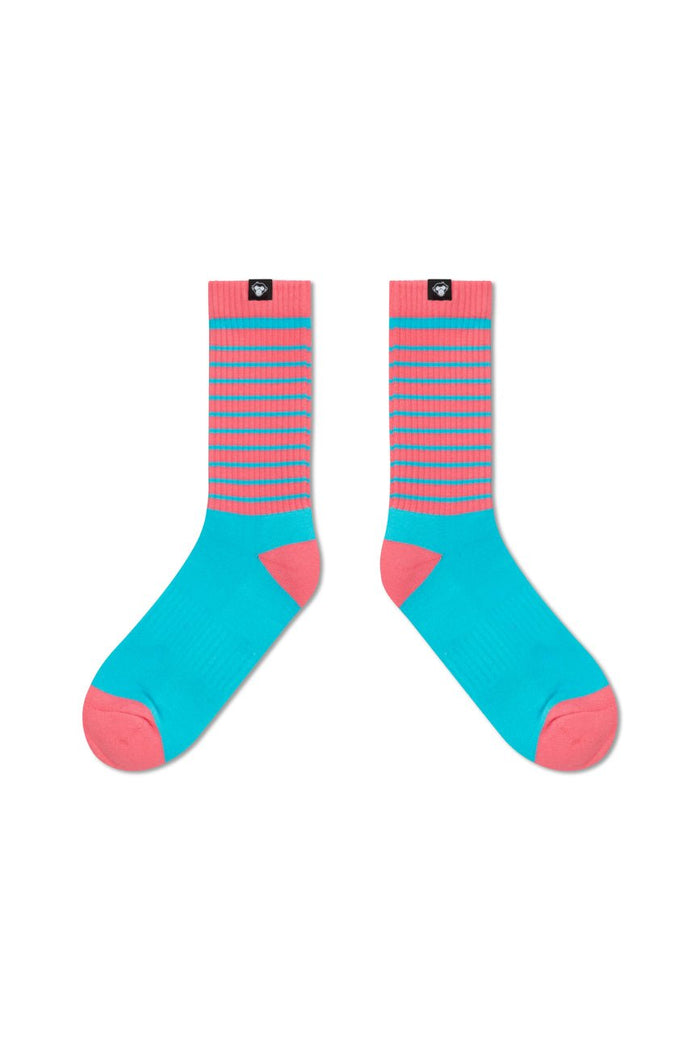 2 Pairs // Blaze + Striker socks - Urban Monkey® - UMSK002FL_BLPK_S