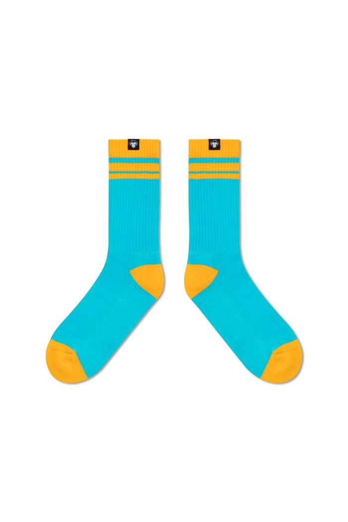 2 Pairs // Twin + Flame socks - Urban Monkey® - UMSK002FL_YPK_S