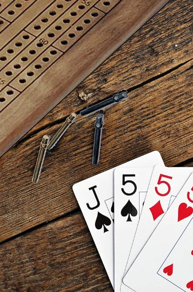 3 Track Walnut Cribbage Board