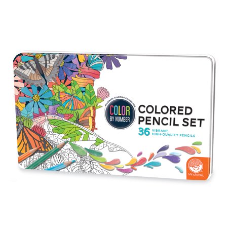 36 Colored Pencil Set Tin