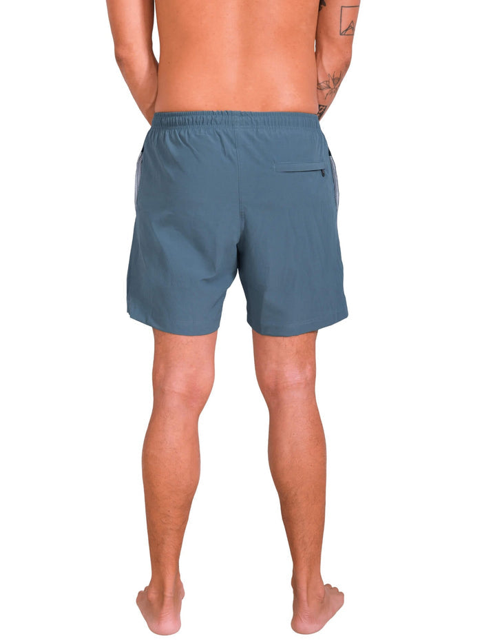 Model: Kevin is a marine and molecular biologist researching the impacts of ocean warming on corals. He is 6'1", 175 lbs, and is wearing a size S short.