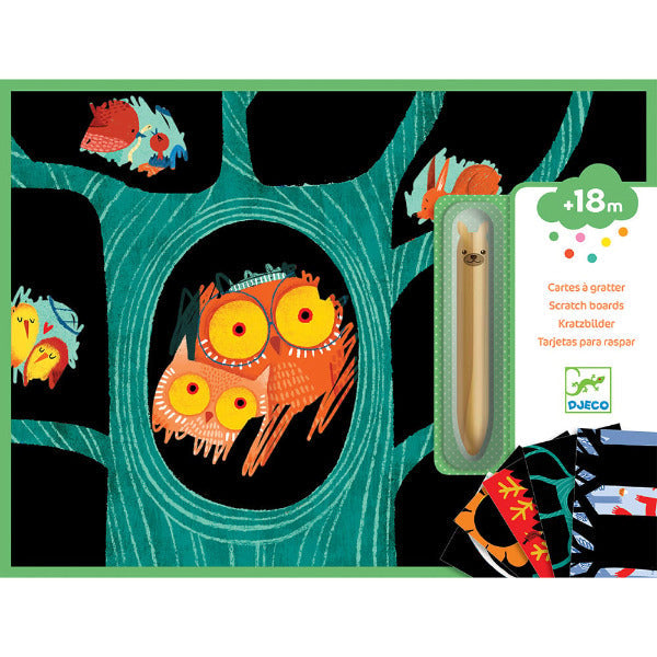 Animals Scratch Cards for Toddlers