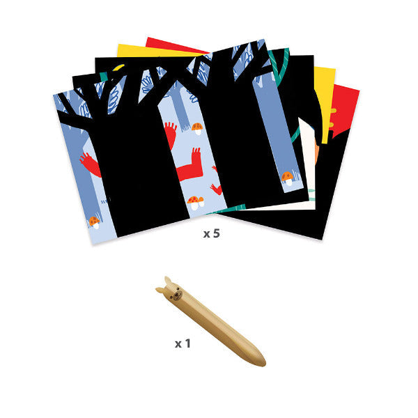 Animals Scratch Cards for Toddlers