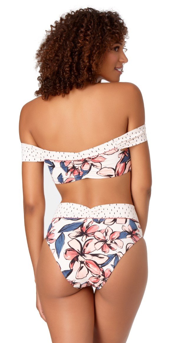 Anne Cole Bondi Floral Studio High Waist V Front Bikini Bottom 20SB36908