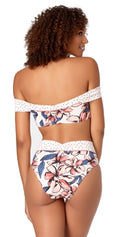 Anne Cole Bondi Floral Studio High Waist V Front Bikini Bottom 20SB36908