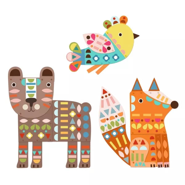 Artistic Set 3 Animal Collages