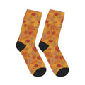 Autumn Leaves Mid-Length Socks - Fall Leaf Pattern Crew Socks
