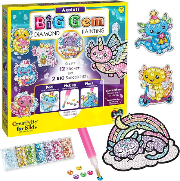 Axolotl Big Gem Diamond Painting