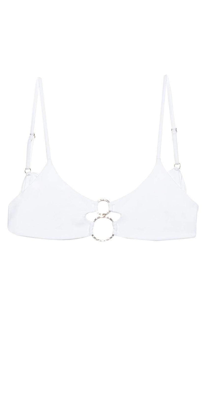 Beach Bunny Lexi Bralette Bikini Top B19117T0 White: