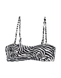 Beach Bunny London Bralette Bikini Top in Zebra B19105T2-ZEB:
