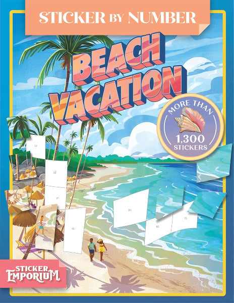 Beach Vacation Sticker by Number
