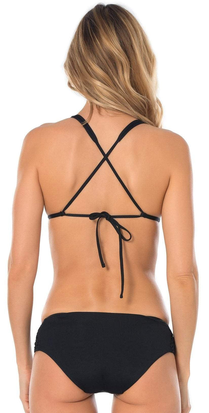 Becca Sicily Sheer Hipster Bottom in Black 444477-BLK: