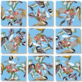 Black Capped Chickadees Scramble Squares®