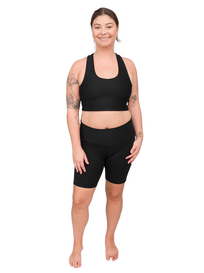 Model: Camilla is the Operations Manager here at Waterlust. She loves using her camera to communicate marine conservation issues. She is 5'8", 180 lbs and wearing a size L shorts and L top..