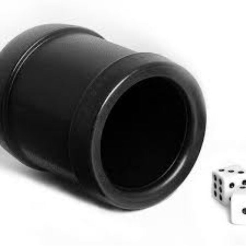 Black Dice Cup with Dice