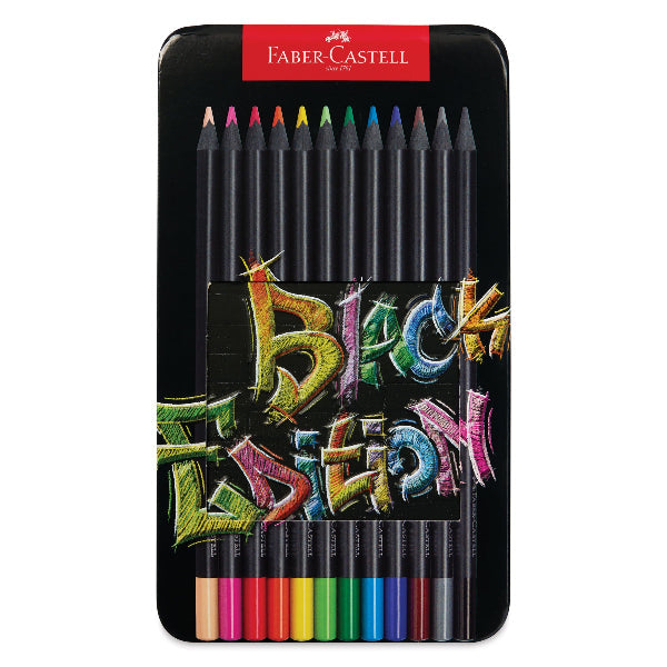Black Edition Set of 12 Color Pencils