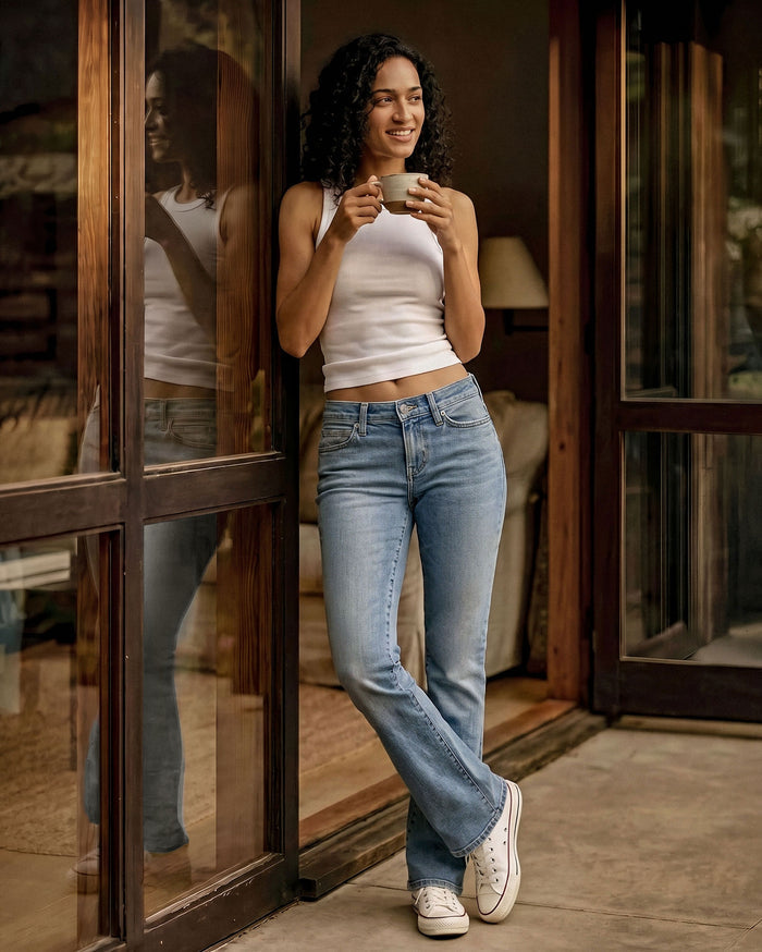 Blair Low Rise Small Flare || Cotter