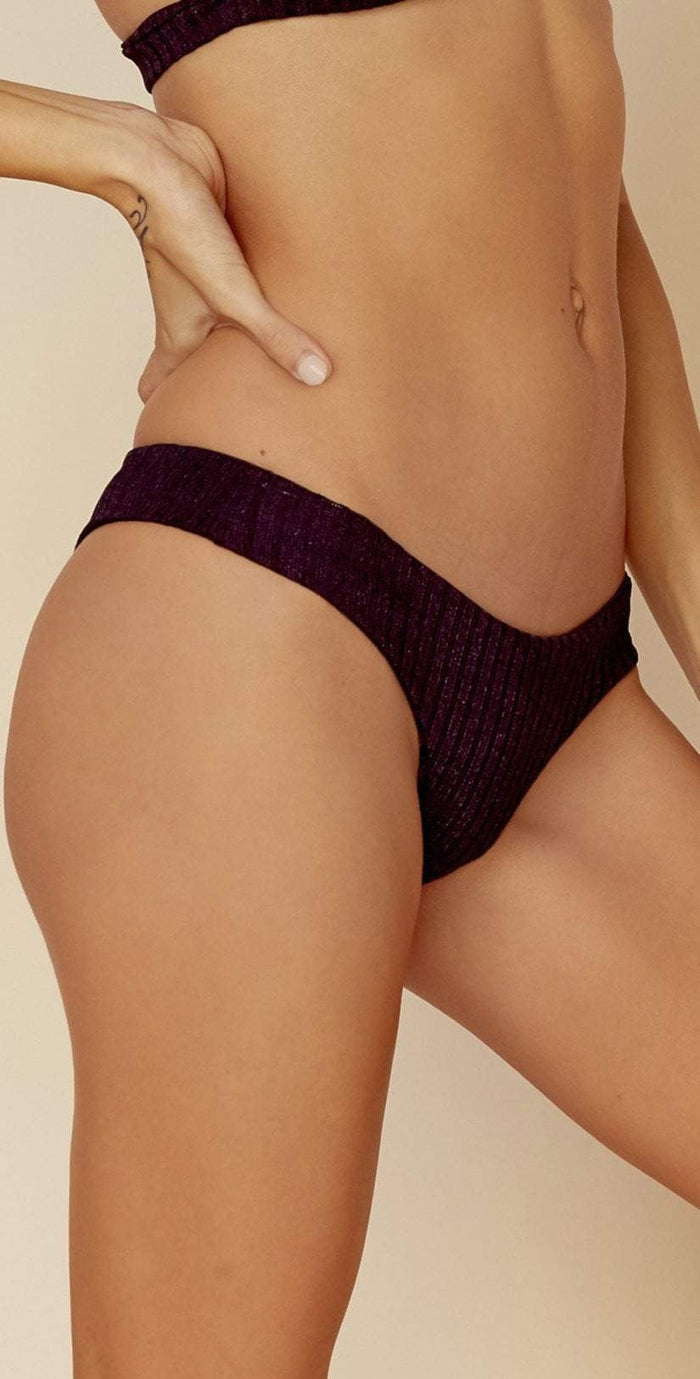 Blue Life Island Fever Brazilian Bottom In Black 444-9020-BLK:
