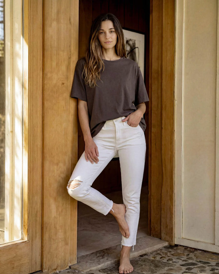 Bree Stovepipe || Destructed Optic White