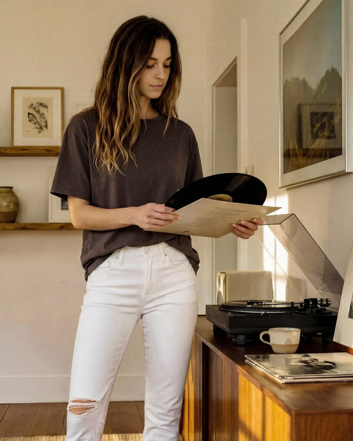 Bree Stovepipe || Destructed Optic White
