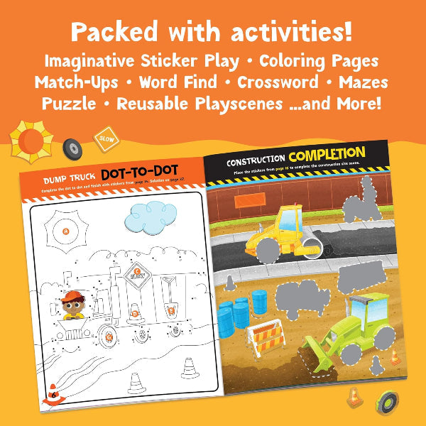 Build It! Construction Sticker Activity Book