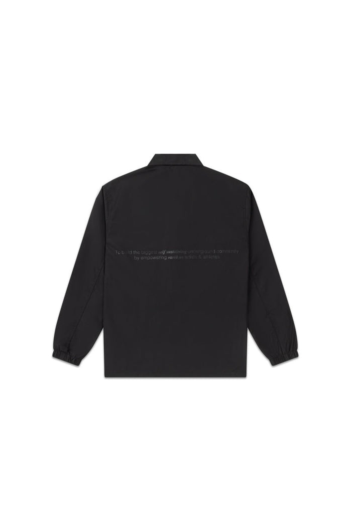 Button Down Lightweight Jacket // Black - Urban Monkey® - UM23A_SH_005_XS