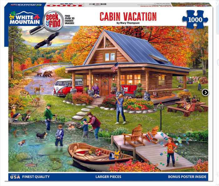 Cabin Vacation Seek & Find 1000 pc