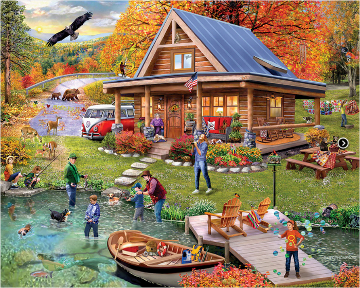 Cabin Vacation Seek & Find 1000 pc