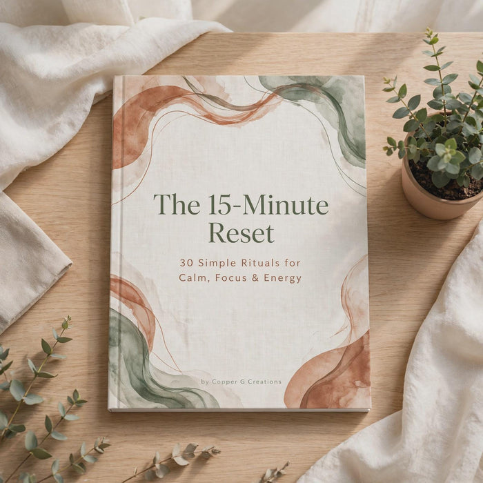 Calm Home Collection Bundle | 4 Ebooks, Planner, Gratitude Cards, Art Guide (Digital Download)