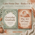 Calm Home Duo: Gratitude Cards + Cozy Wall Art Guide (2-Ebook Bundle)