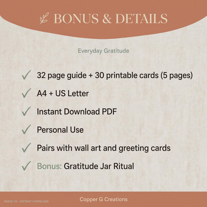 Calm Home Duo: Gratitude Cards + Cozy Wall Art Guide (2-Ebook Bundle)
