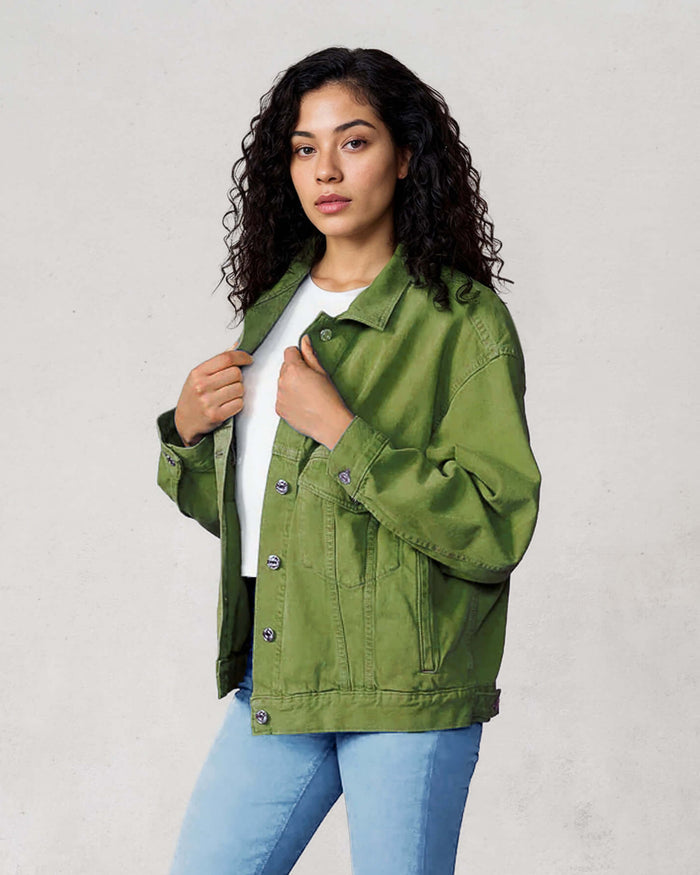 Cameron Trucker Jacket || Mayfly Green