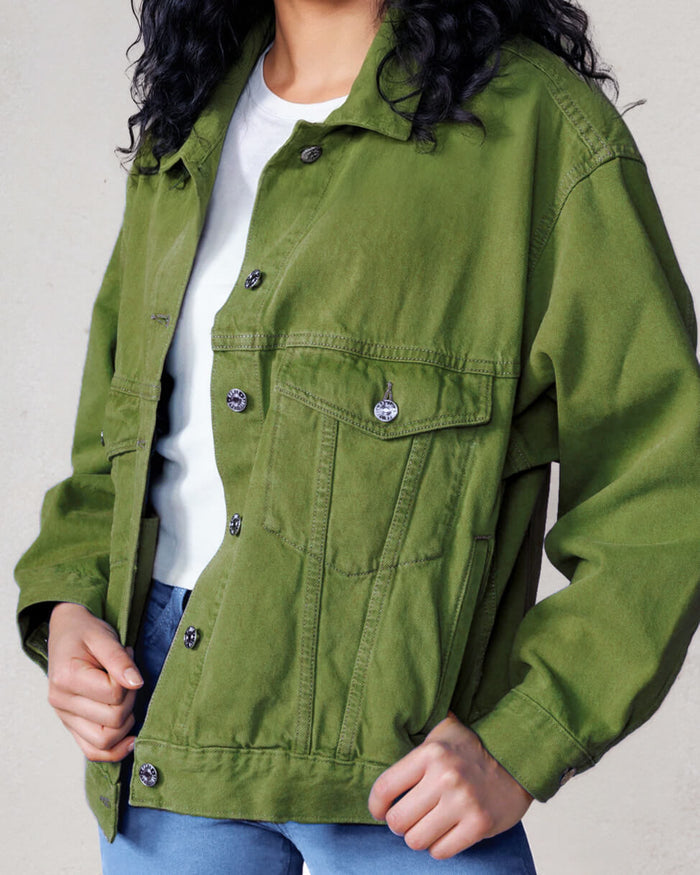 Cameron Trucker Jacket || Mayfly Green