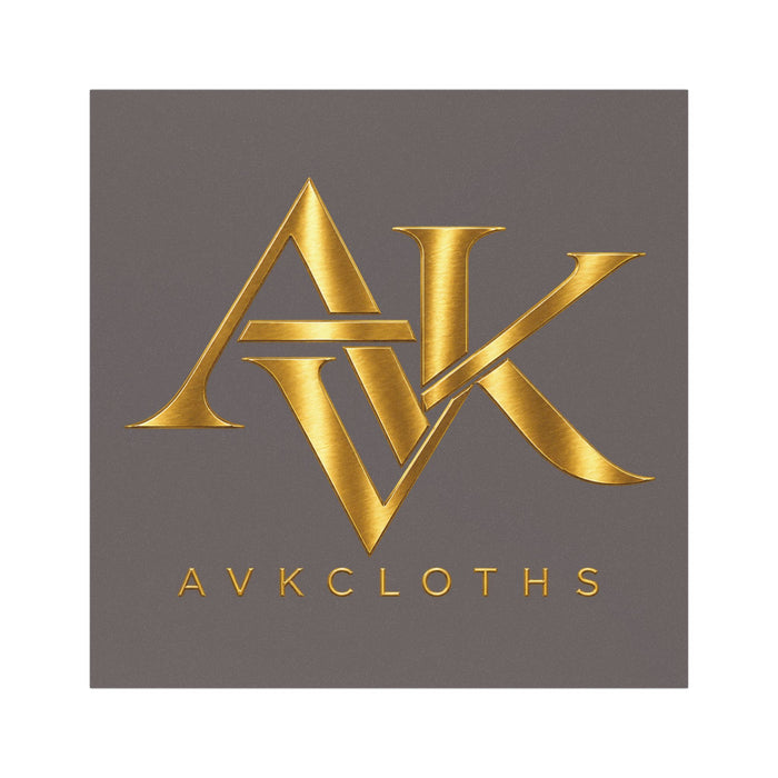Car Magnet — Gold AVK Logo Magnetic Decal (AVKCLOTHS)