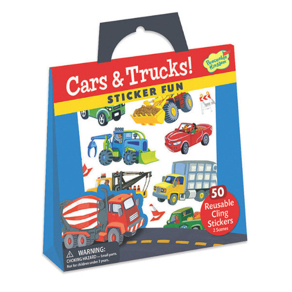 Cars & Trucks Sticker Tote