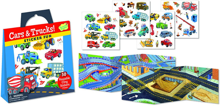 Cars & Trucks Sticker Tote