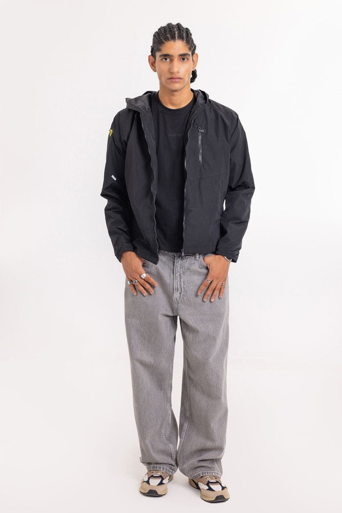 Cayendo // Lightweight Nylon Jacket - Urban Monkey® - UM23_JK_W008_BK_S