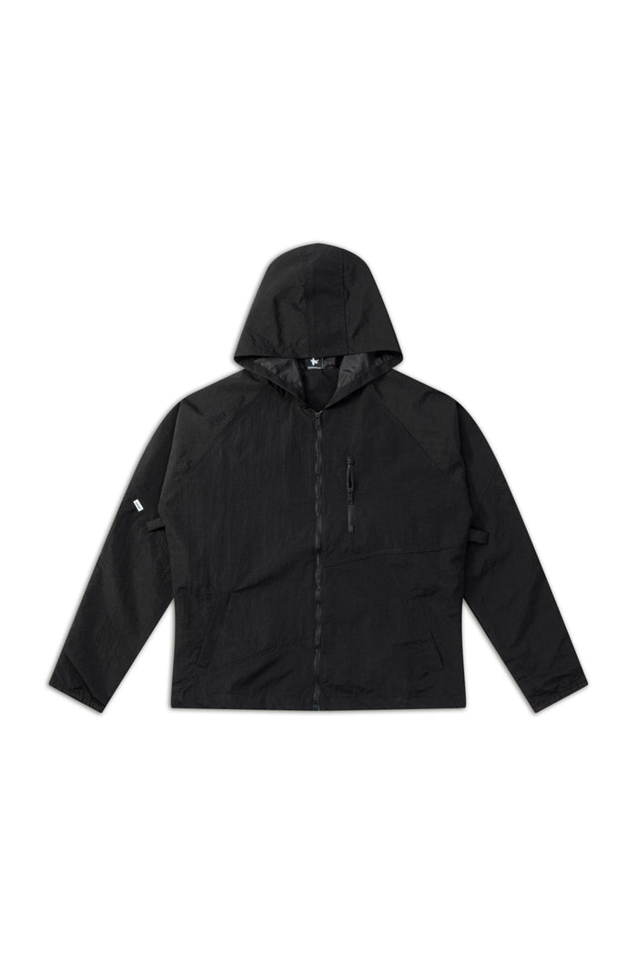 Cayendo // Lightweight Nylon Jacket - Urban Monkey® - UM23_JK_W008_BK_S