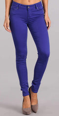 Celebrity Pink Skinny Mid Rise Pant In Spectrum Blue CJ21038Z35: