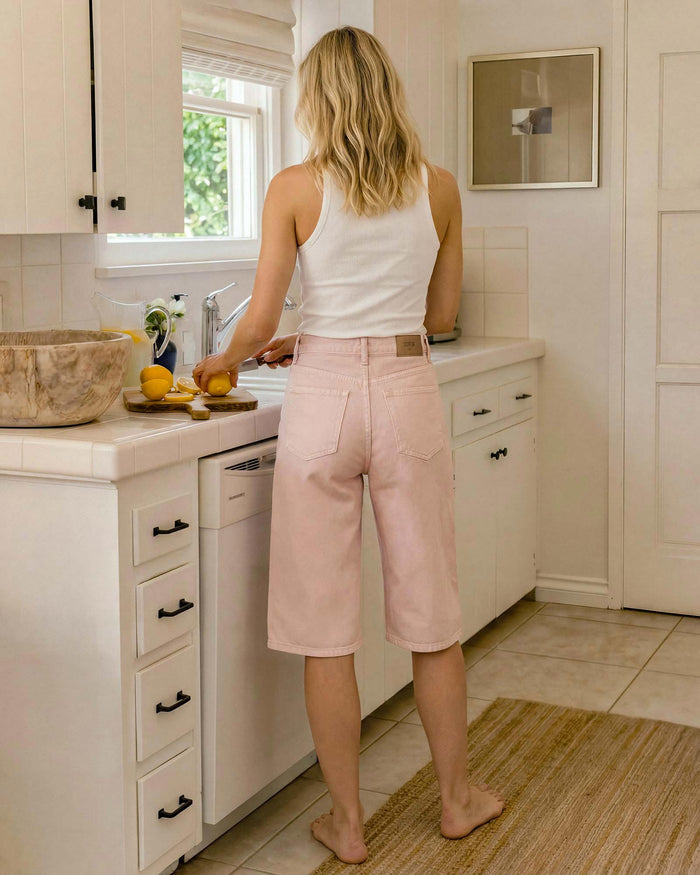 Charlie Oversized Short || Rose