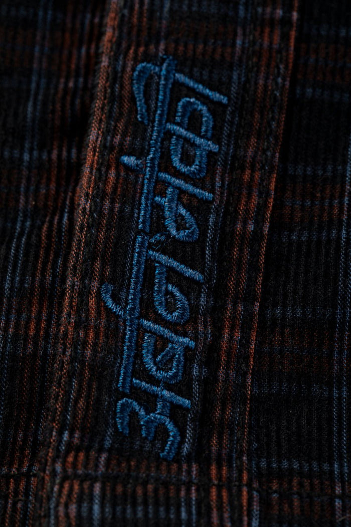Check Corduroy Shirt 001 // oversized - Urban Monkey® - UM23A_SH_001D_XS/S