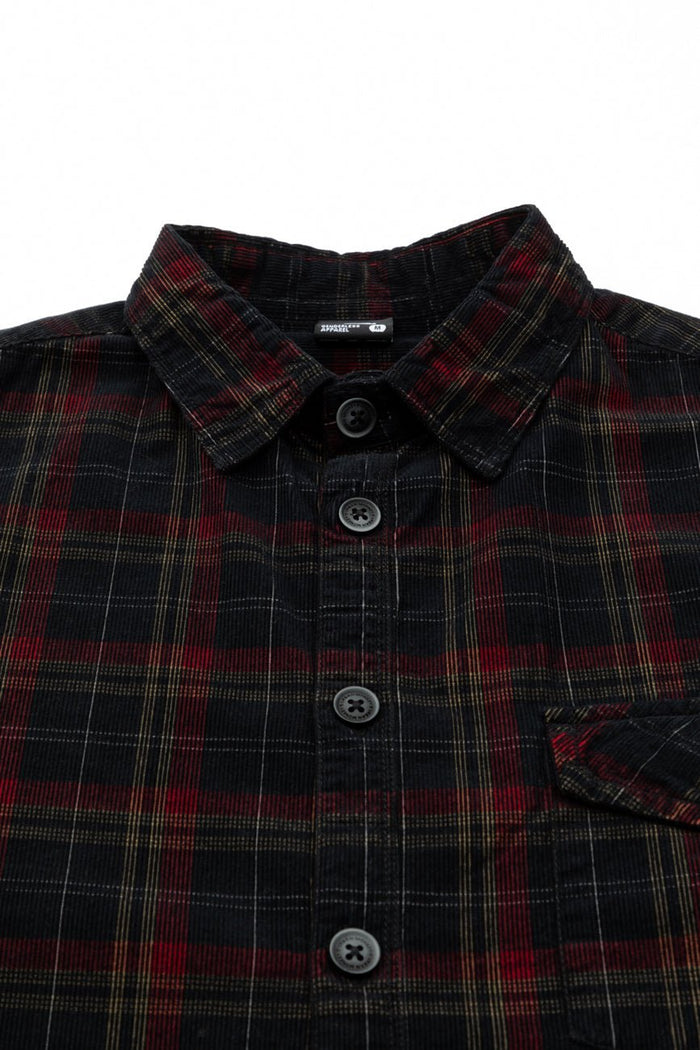 Check Corduroy Shirt 001 // regular fit - Urban Monkey® - UM23A_SH_001A_S