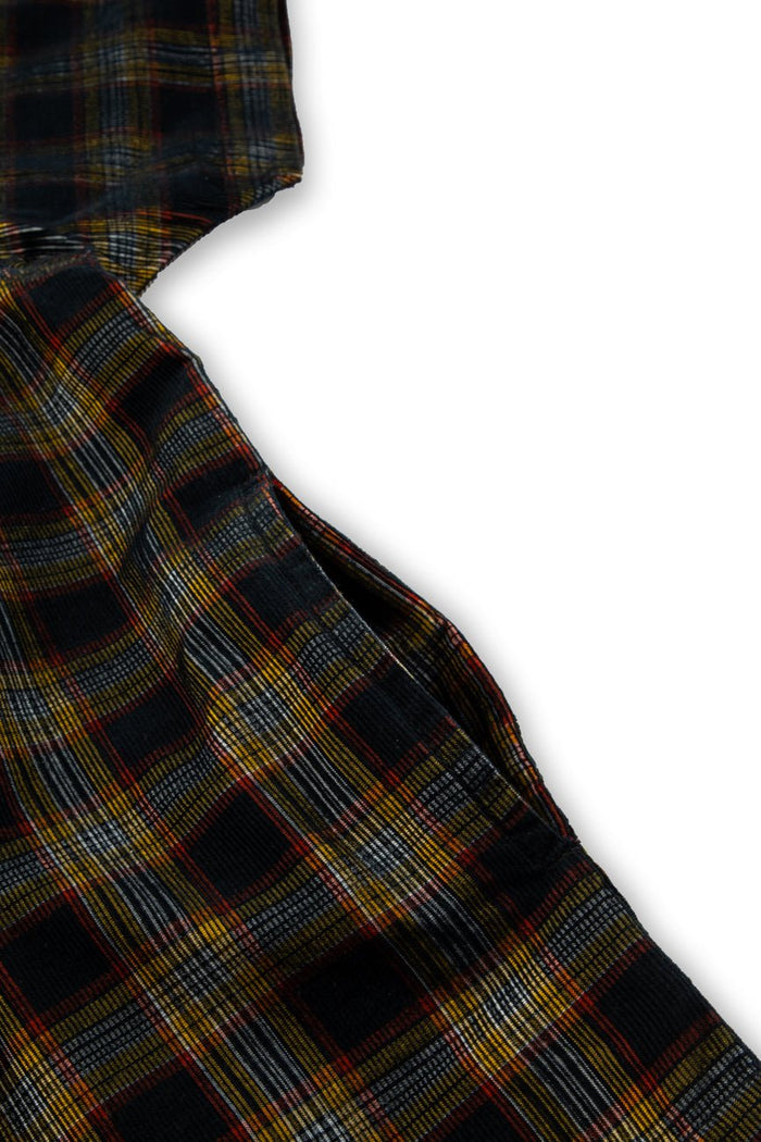 Check Corduroy Shirt 002 // oversized - Urban Monkey® - UM23A_SH_001B_XS/S
