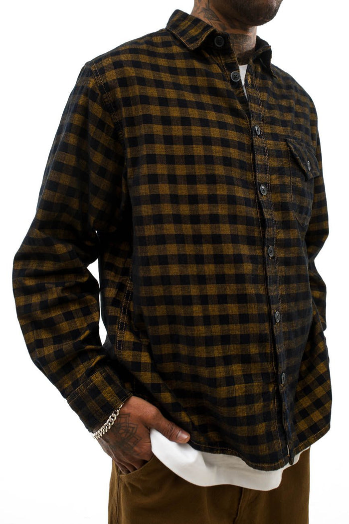 Check Corduroy Shirt 003 // regular fit - Urban Monkey® - UM23A_SH_001E_S