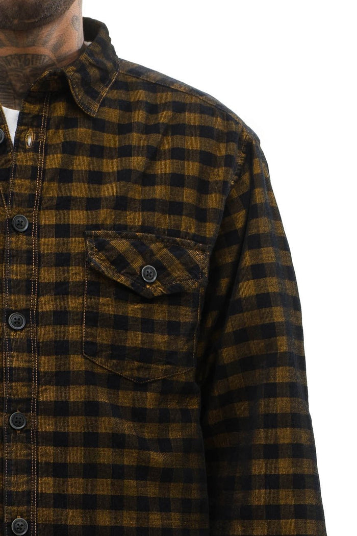 Check Corduroy Shirt 003 // regular fit - Urban Monkey® - UM23A_SH_001E_S