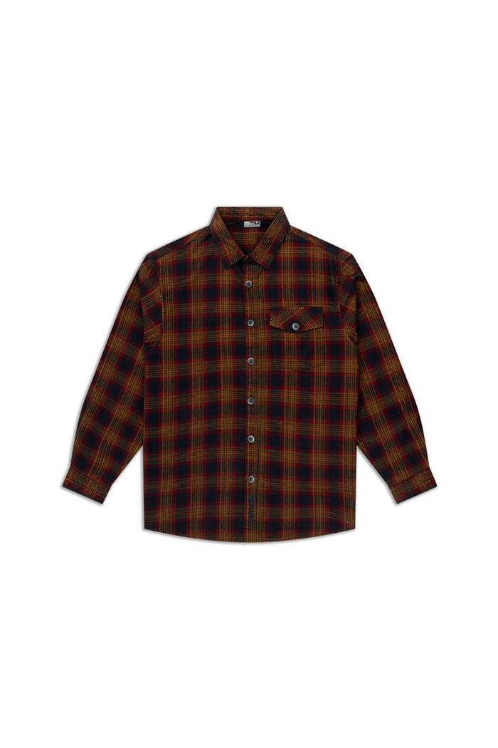 Check Corduroy Shirt 007 // regular fit - Urban Monkey® - UM24_SH_001G_S