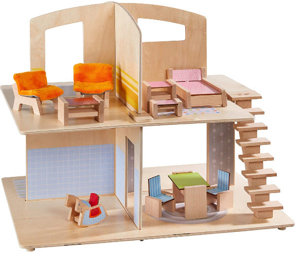 City Villa Dollhouse with Furniture