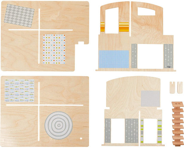 City Villa Dollhouse with Furniture