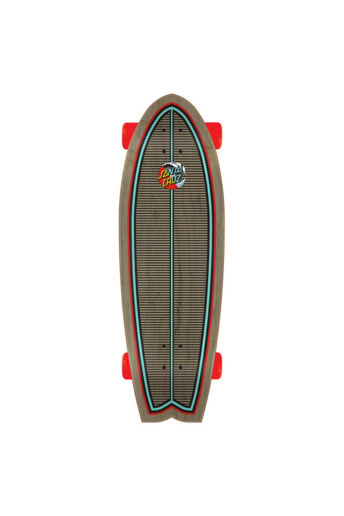 Classic Wave Splice 8.8in x 27.7in Shark Cruzer Santa Cruz - Urban Monkey® - 11116441