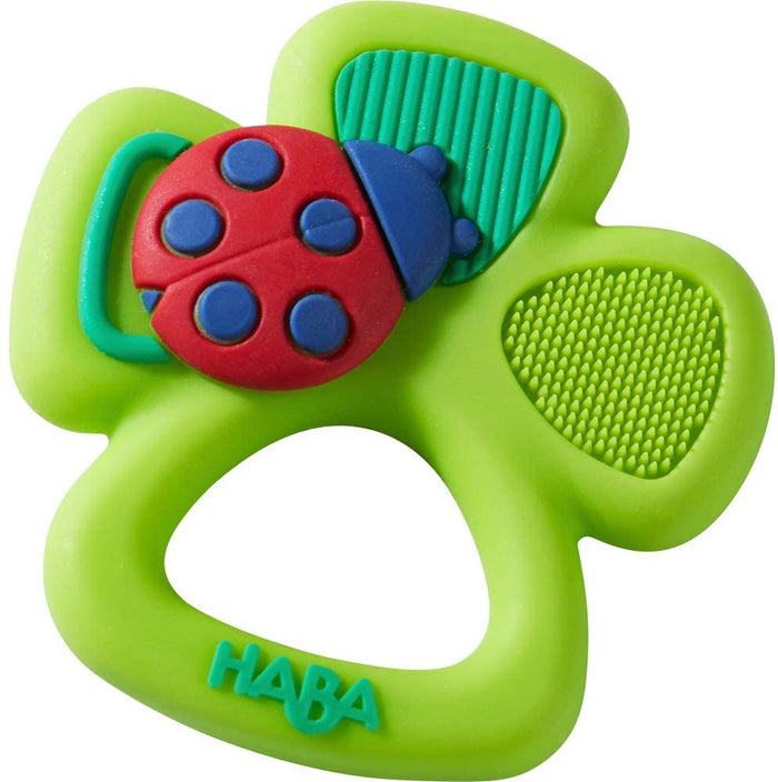 Clutching Lucky Shamrock Teether